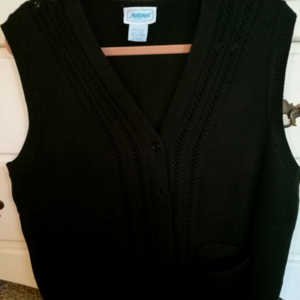 Black Sweater Vest